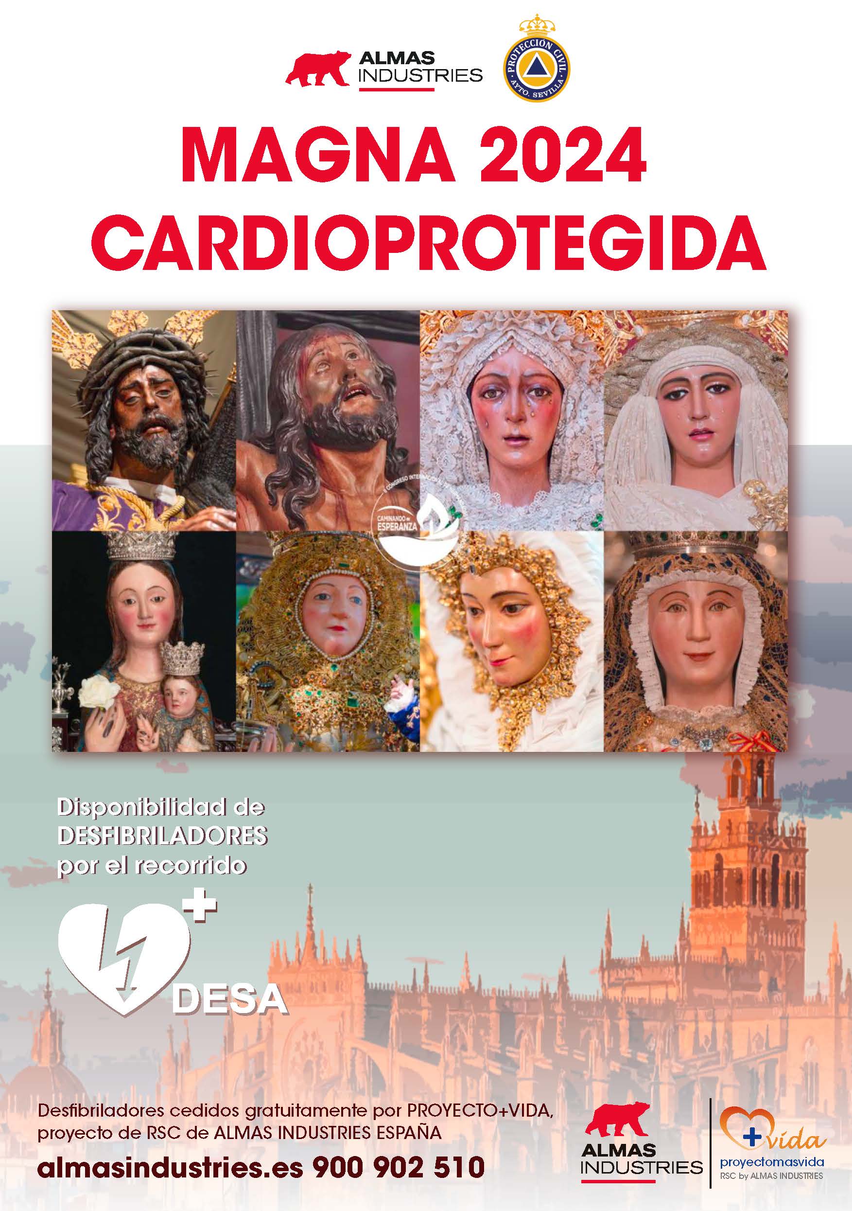 Con la Magna y la Navidad 2024, Sevilla Reafirma su Compromiso con la Cardioprotección