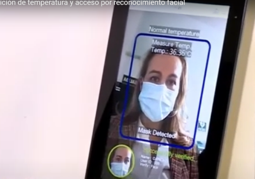 camarás termográficas reconocimiento facial