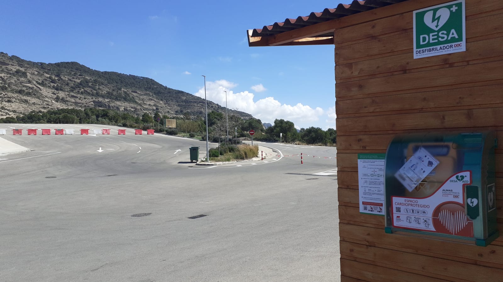 desfibrilador en caminito del rey