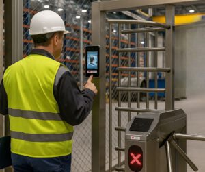 Sistema de gestión de accesos con tarjeta RFID para instalaciones industriales