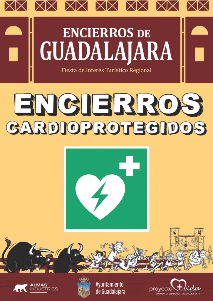 encierros y festejos taurinos con desfibriladores