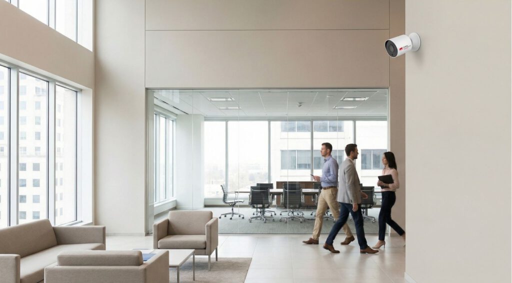 sistema de videovigilancia en empresa