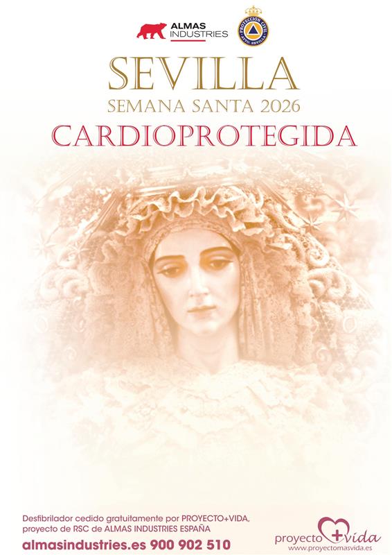 Cartel de la Semana Santa Cardioasegurada 2026 en Sevilla